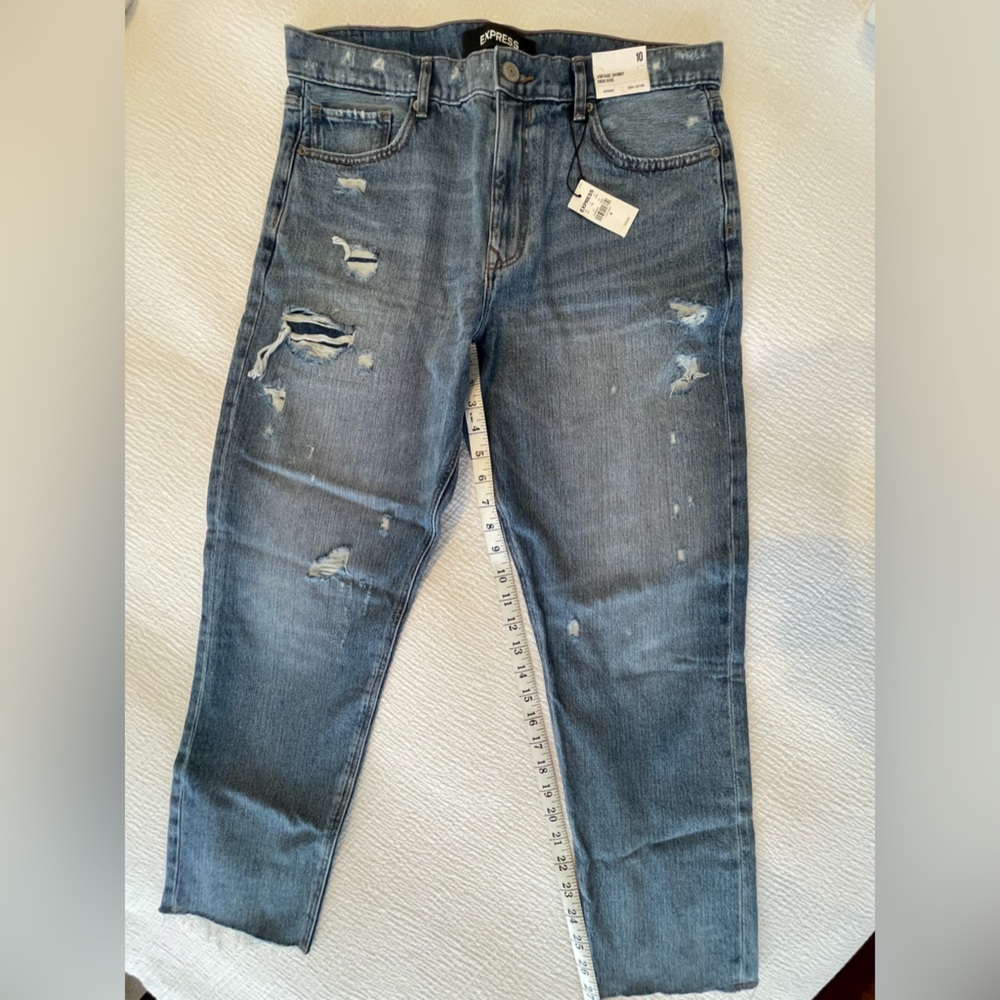 EXPRESS Vintage Skinny High Rise Jeans